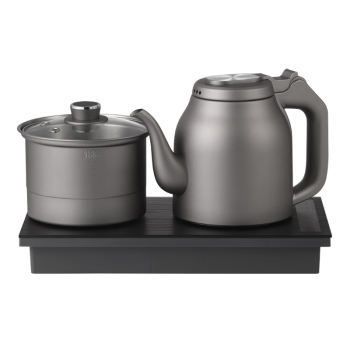 友家铺子（Biooner）全自动上水电热水壶烧水壶茶台茶桌茶几一体嵌入式电茶壶茶具电茶炉 钛灰色阻尼关盖清洁款