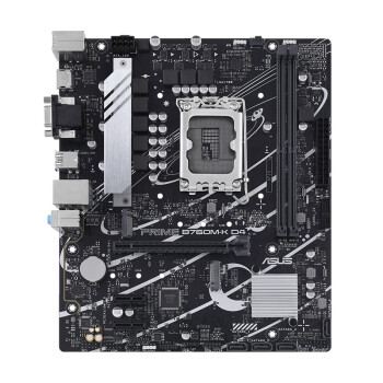  华硕（ASUS）PRIME B760M-K D4 主板 支持 CPU 13700/13400F（Intel B760/LGA 1703）