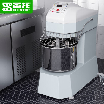 圣托（Shentop）全自动和面机 厨师机商用 面团搅拌机 40升搅面机 16公斤面粉打面机 STJ-P40