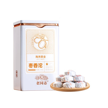 老同志普洱茶熟茶特级沱茶 年份茶原料 2023年枣香沱450g 罐装 