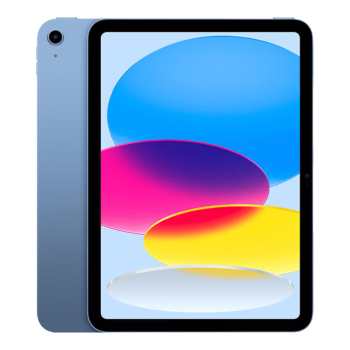 Apple/苹果 iPad(第 10 代)10.9英寸平板电脑 2022年款(256GB WLAN版/学习办公娱乐/MPQ93CH/A)蓝色