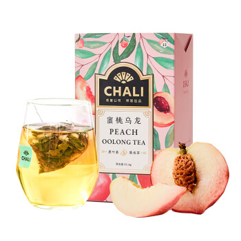 CHALI花草茶 蜜桃乌龙茶15包/盒 茶叶冷泡水果茶