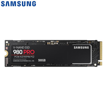 三星（SAMSUNG）500GB SSD固态硬盘 M.2接口(NVMe协议PCIe 4.0 x4) 980 PRO  MZ-V8P500BW