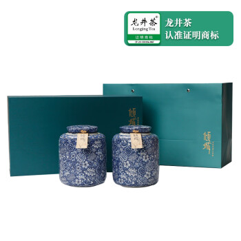 第一江南绿茶龙井 特级250g2024年新茶明前茶叶礼盒装倾城端午节送礼品