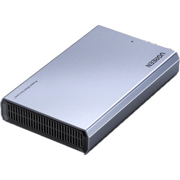 绿联（UGREEN）USB3.0移动硬盘盒 2.5/3.5英寸外置硬盘壳 SATA串口 电脑外接固态机械SSD硬盘盒子 90619