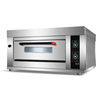苏勒 烤箱商用二层二盘两层四盘一盘三层大容量双层烤炉电烤箱 燃气电脑款一层二盘