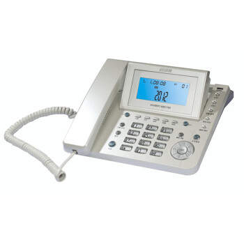 步步高（BBK）HCD188有绳电话机商务办公固定电话清晰免提通话蓝背光 深灰色