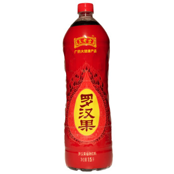 王老吉罗汉果饮料 清香型植物凉茶1.5L/瓶