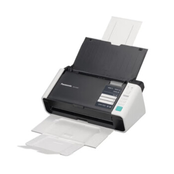 松下（Panasonic）KV-S1037 扫描仪A4高速高清彩色快速连续自动双面馈纸式办公文档卡片 支持银河麒麟系统