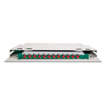 idz12芯ODF光纤配线架/子框/单元体满配 FC单模 推拉式光纤机架式终端盒