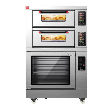 德玛仕 DEMASHI 烤箱商用组合烤箱发酵箱大型大容量披萨面包月饼烘炉烤炉上烤下醒一体机DKL-102Z-5FJ