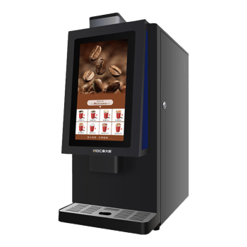 麦大厨 自助扫码咖啡机商用全自动办公室咖啡馆用小型现磨意式多功能研磨一体机咖啡器 MDC-B17-408D