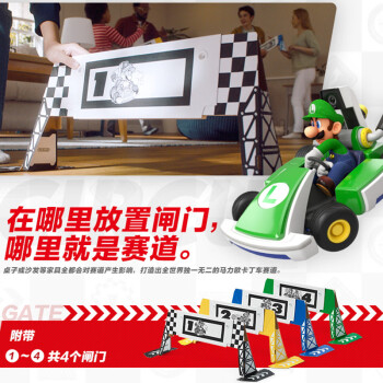 Nintendo Switch任天堂 马力欧卡丁车实况：家庭赛车场 路易吉套装