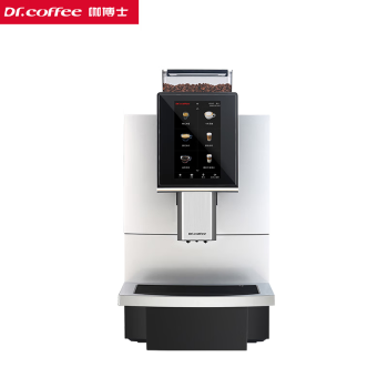 咖博士（Dr.coffee）F12全自动商用自动清洁咖啡机大屏触控一键磨豆奶咖机 F12-PLUS银色