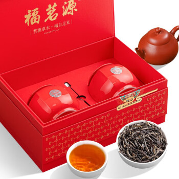福茗源红茶 武夷梅占红茶 花果香特级250g礼盒送礼茶叶新茶单芽浓香型