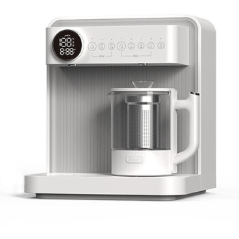 集米C5即热式饮水机家用 台式小型热水饮水机 桌面智能养生泡茶机速热饮水机 白色 即热型