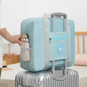 班哲尼旅行包大容量折叠可套拉杆行李箱短途出差斜跨手提包男女士行李袋