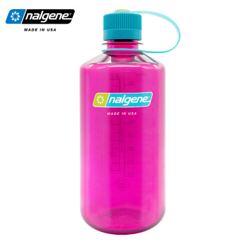 乐基因（Nalgene）美国进口大容量窄口水壶户外运动健身便携塑料水杯子耐高温茶杯1L