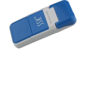 飚王 SCRS022风云TF读卡器 读MICRO SD TF卡 蓝色 USB2.0  2个装