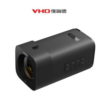 维海德VHD 4K 枪式变焦摄像机 60FPS 20x变焦麦克风摄像2合1专业演播教学会议 远程遥控 黑色 JX2620