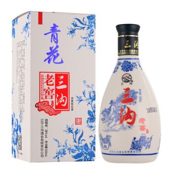 三沟老窖青花38度500ml1瓶浓香型白酒