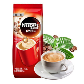 雀巢 Nestle 速溶咖啡 1+2原味咖啡700g袋装