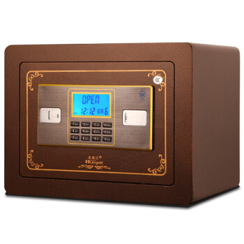 甬康达 FDX-A/D-30古铜色国家3C认证小型办公家用电子密码保险箱