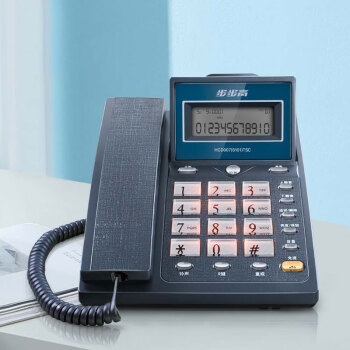 步步高（BBK）步步高（BBK）电话机座机 固定电话 办公家用 免电池 60度翻转屏 HCD6101流光蓝