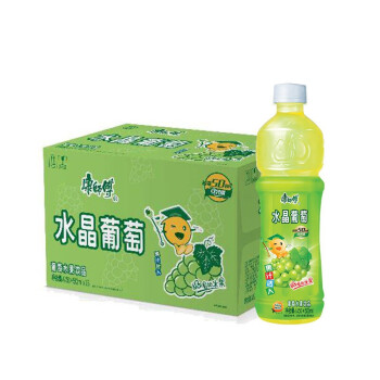 康师傅水晶葡萄味饮品500ml6瓶15瓶装果味饮料15瓶