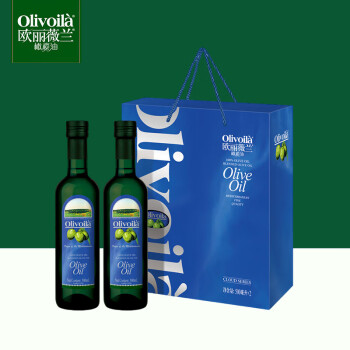 欧丽薇兰云系列纯正橄榄油食用油套装 500ml*2瓶/盒
