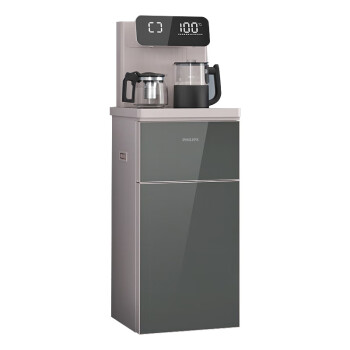 飞利浦（PHILIPS）家用全自动智能下置水桶办公室饮水机 遥控自动上水 温控保温多功能茶吧机 【温热】灰色