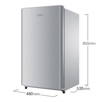 海尔（Haier）冰箱家用 单门93升直冷冰箱 BC-93LTMPA 银色