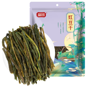 富昌 豇豆干 脱水蔬菜长豆角干货火锅食材 120g/袋 2袋起购 DP