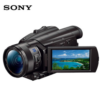 索尼（SONY）FDR-AX700 4K高清数码摄像机 会议/直播DV录像机 超慢动作（含128G 4K摄录卡+卡色UV+单肩包）