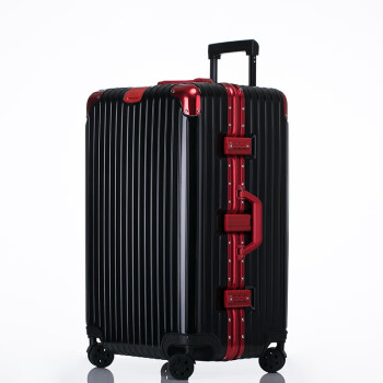 立都（LIDU）宏信加厚行李箱大容量铝框拉杆箱包万向轮旅行箱(备注颜色)26吋