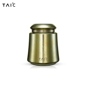 太可（TAIC）纯钛大容量多功能便携大口径防潮储存罐 TBXG-T1000流光金1000ml