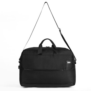 乐上（LEXON）旅行包男士手提大容量行李包休闲健身包商务出差登机旅行袋黑色