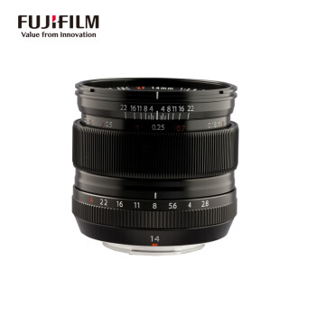 富士（FUJIFILM）XF14mm F2.8 R 超广角定焦镜头 含景深标尺和估焦环 世界再大尽在你手 适用于 XT30 XT4 XT3