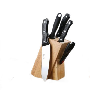 张小泉山水星耀系列刀具六件套D40490100  剪刀 家用切菜刀套装 刀具组合