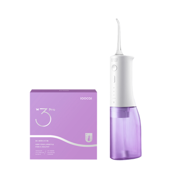 素士 SOOCAS 便携立式冲牙器 水牙线 洗牙器 预防牙结石洁牙器礼盒 W3pro紫 送女友 生日礼物