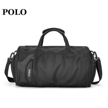 POLO时尚简约手提行李包旅行包健身运动包044293 黑色