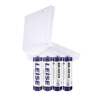 雷摄（LEISE）充电电池 5号/五号/AA/2100毫安（4节）电池盒装 适用：鼠标/键盘/玩具/麦克风（不含充电器）
