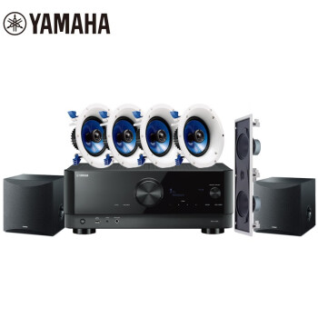 雅马哈（Yamaha）NS-IC600系列 吸顶音响 吸顶喇叭吊顶音箱 家用客厅5.2家庭影院 背景音乐音响 TSR-400功放