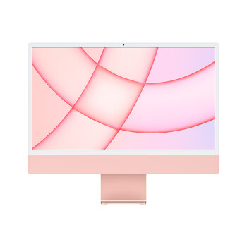 Apple/苹果iMac24英寸粉色4.5K屏八核M1芯片(7核图形处理器)8G256GSSD一体式电脑主机MJVA3CH/A