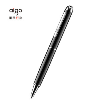爱国者（aigo）录音笔 一键操作 专业高清降噪 学习培训商务会议采访速记 R8822-64G 黑色