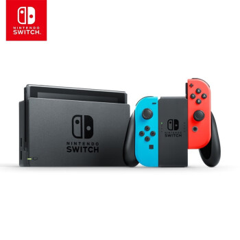 任天堂 Nintendo Switch 国行续航增强版红蓝游戏主机 体感便携游戏掌上机 & 马力欧网球 兑换卡