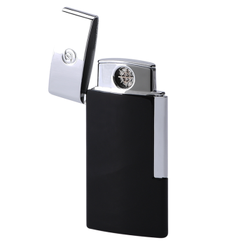 法国都彭 S.T.Dupont  新年礼物 E-Slim系列刀片无气体USB充电打火机 黑色 27004E 【奢侈品配件】