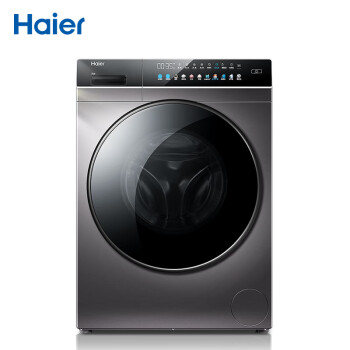 海尔（Haier）晶彩系列 10KG滚筒洗烘一体   直驱变频  彩膜屏  玉墨银外观 EG100HPRO8SU1【专卖店】