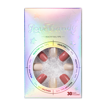 糖果小姐（Miss Candy）美甲贴片成品一秒穿戴甲片可拆卸假指甲30片  PN050/壁火炉光