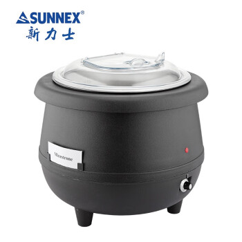 SUNNEX电子保温汤锅10L电加热汤炉保温锅 铝水胆PC盖子87328-7